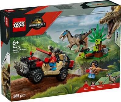 Lego Offroad raptorontsnapping Jurassic World&trade;