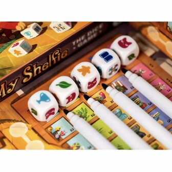 My Shelfie the dice game