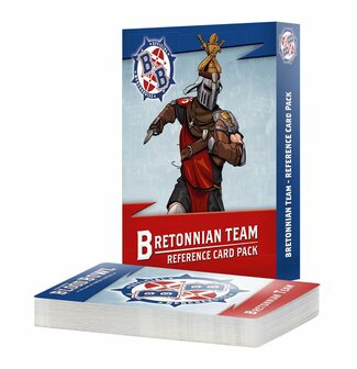 Warhammer Blood Bowl Bretonnian Team Reference Card Pack