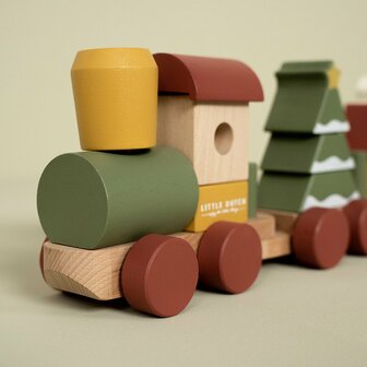 Little dutch blokkentrein kerst 