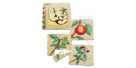 Beleduc 5 in 1 puzzle Apple