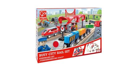 Hape Busy City Rail Set
