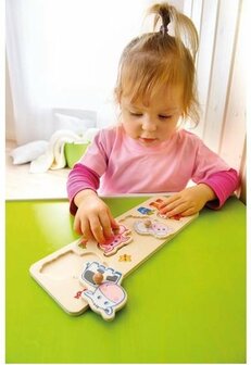 Haba Grijppuzzel jonge dieren op de boerderij