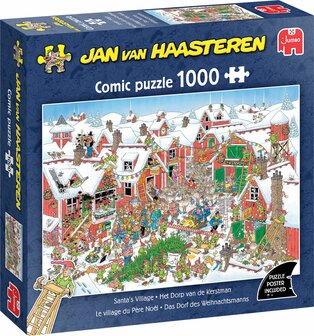 Jan van Haasteren Het dorp van de kerstman 1000