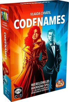 Codenames nieuw artwork White Goblin Games