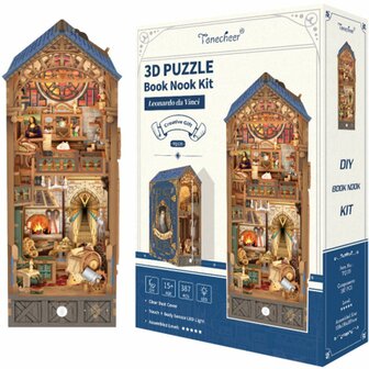 DIY Book Nook, Leonardo da Vinci