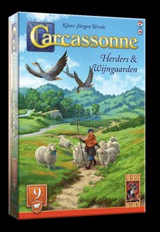 Carcassonne uitbreiding 9 Herders &amp; Wijngaarden