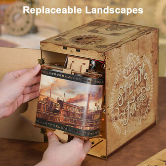 DIY Book Nook, Steam Fantasy