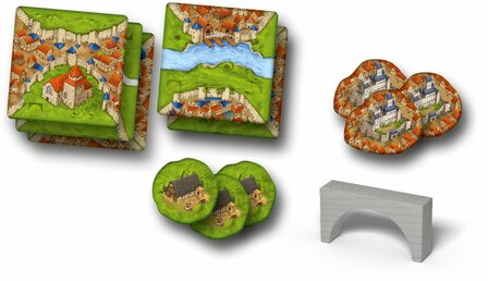 Carcassonne: Burchten &amp; Bruggen Uitbreiding 8 