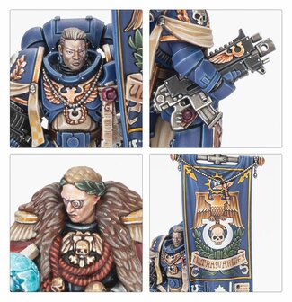 Warhammer 40,000 space Marines Captain Titus and The Wardens of Ultramar