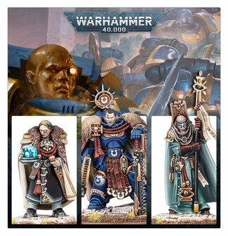 Warhammer 40,000 space Marines Captain Titus and The Wardens of Ultramar