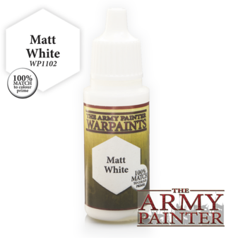 The Army Painter Matt White Acrylic WP1102