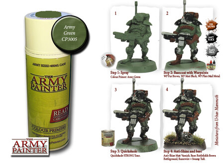 The Army Painter Army Green Primer CP3005