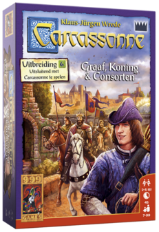 Carcassonne: Uitbreiding 6 Graaf Koning en Consorten 999-Games