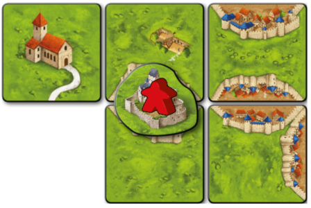 Carcassonne: Uitbreiding 8 Bruggen, Burchten en Bazaars 999-Games