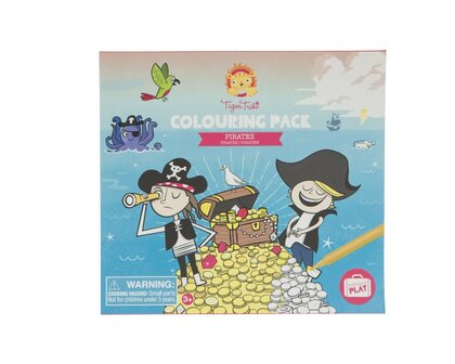 Tiger Tribe Colouring Pack - Pirates