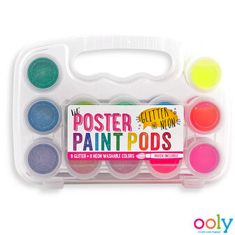 Ooly Paint Pods Poster - Neon &amp; Glitter
