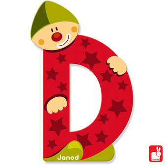 Janod Clown Letter D