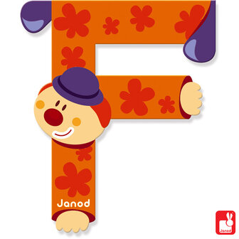 Janod Clown Letter F