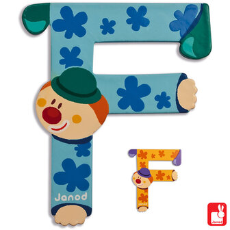 Janod Clown Letter F