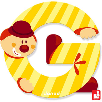 Janod Clown Letter G