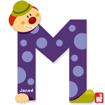 Janod Clown Letter M