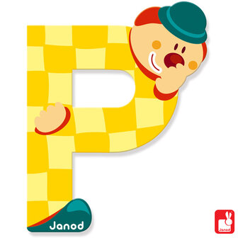 Janod Clown Letter P