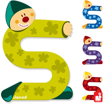 Janod Clown Letter S