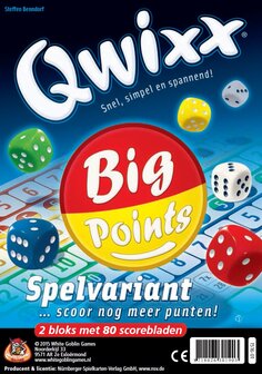 Qwixx Big Points White Goblin Games