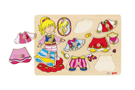 Goki Aankleedpuzzel prinses