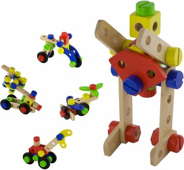 Viga Toys Constructie bouwset - 48 delig