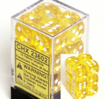CHX 23602 Dobbelsteenset geel wit 