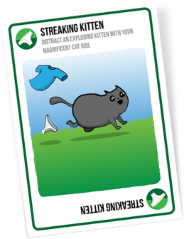 Exploding Kittens Streaking Kittens Expansion