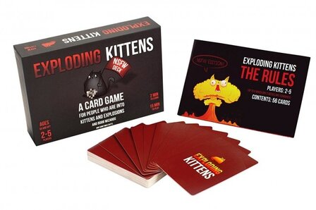 Exploding Kittens NSFW Deck