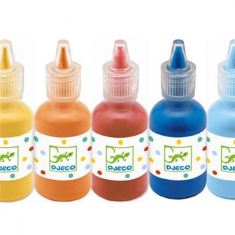 Djeco 8 gouache bottles