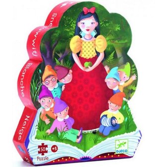Djeco Silhouette Puzzle - Snow White 50 pcs