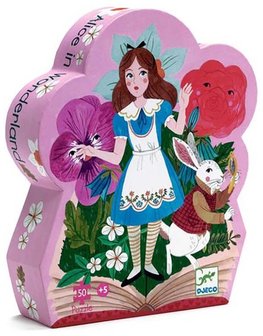 Djeco Silhouette Puzzle Alice in Wonderland