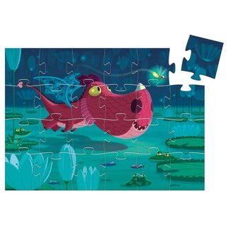 Djeco Silhouette Puzzle - Edmond the Dragon