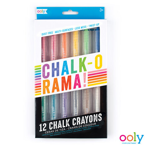 Ooly - Stofvrije waskrijtjes Chalk-O-Rama