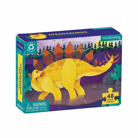 Mudpuppy Mini Puzzel Stegosaurus