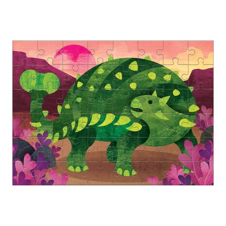 Mudpuppy Mini Puzzel Ankylosaurus