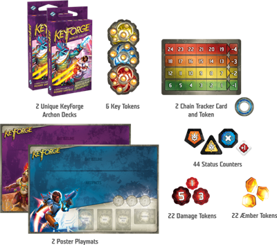 Keyforge Worlds Collide 2-Player Starter