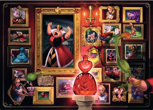 Ravensburger Disney Villainous Puzzel: Queen of Hearts