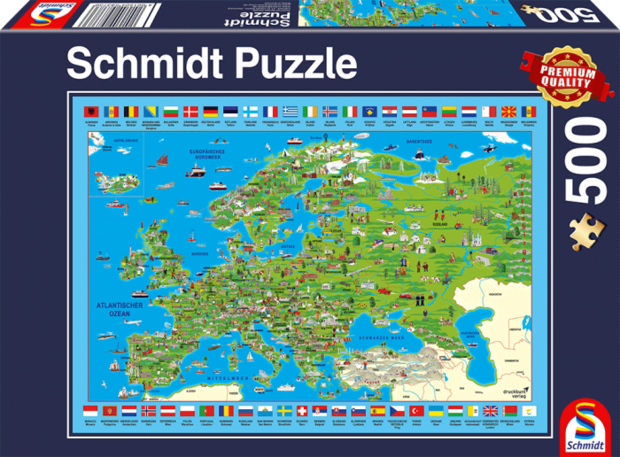 Schmidt Puzzel Ontdek Europa