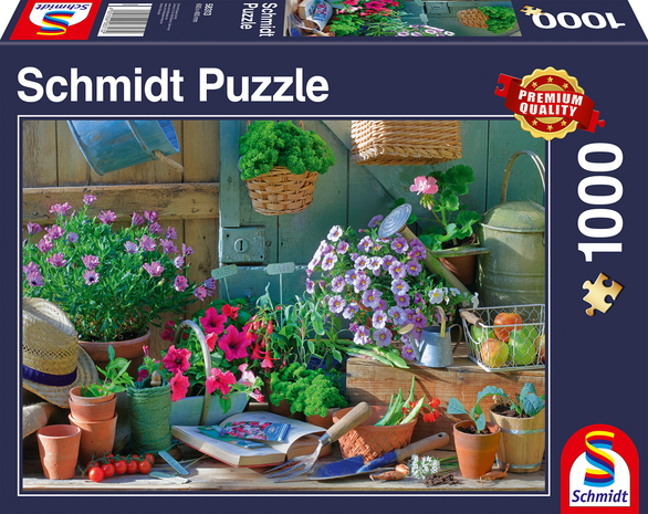 Schmidt Puzzel Aan de Tuintafel