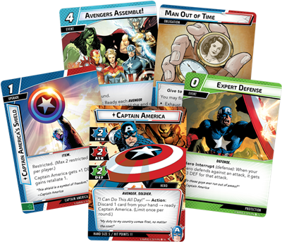 Marvel LCG Captain America Hero