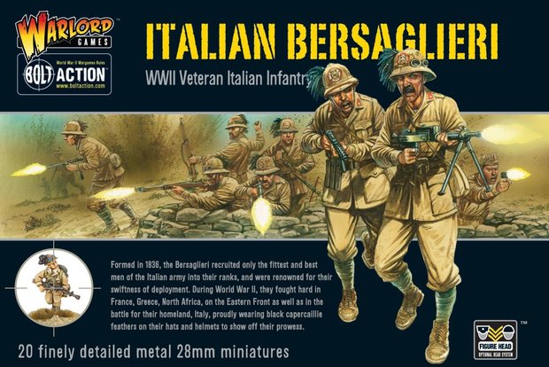 Bolt Action Italian Bersaglieri Vetaran Italian Infantry