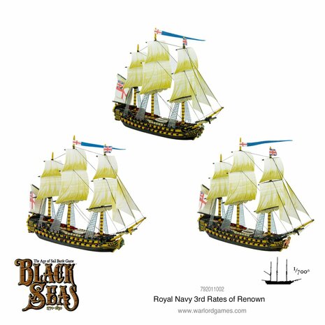 Black Seas Royal Navy 3rd Rates of Renown