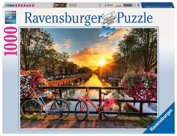 Ravensburger Puzzel Fietsen in Amsterdam