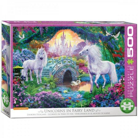 Puzzel Unicorns in Fairyland XL